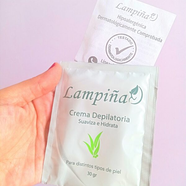 Crema Depilatoria Lampiña - Imagen 2