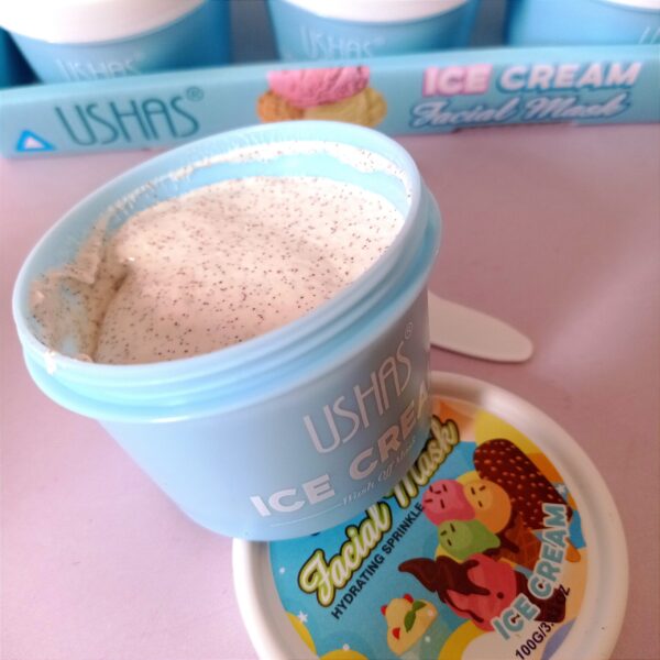 Mascarilla Facial Exfoliante Ice Cream Ushas - Imagen 3