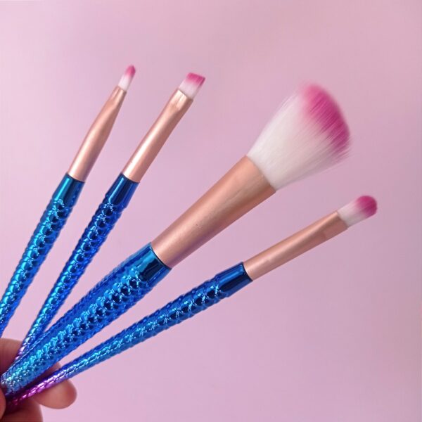 Brochas de Maquillaje x4 Sirena - Imagen 2