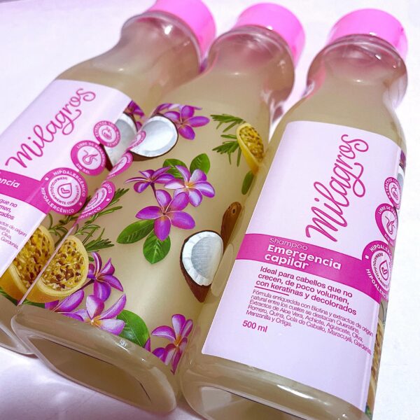 Shampoo Emergencia Capilar Milagros - Imagen 2