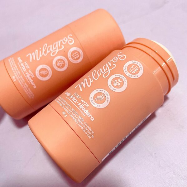 Cera Capilar Hair Wax (Anti frizz fijadora) Milagros - Imagen 2