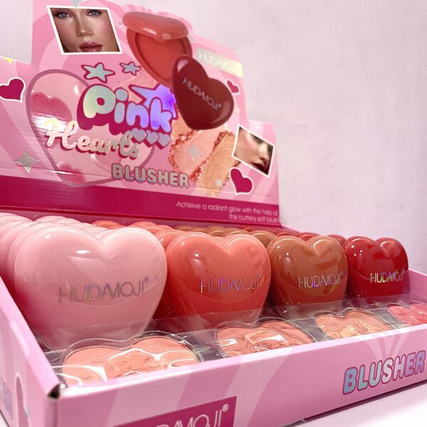 Rubor en Polvo Pink Hearts - Imagen 3