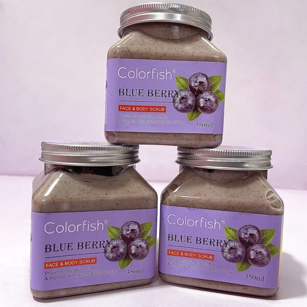 Exfoliante Facial/Corporal BlueBerry Colorfish - Imagen 2