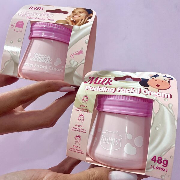 Crema Facial Nutritiva Aclarante Pudding de Leche Ushas