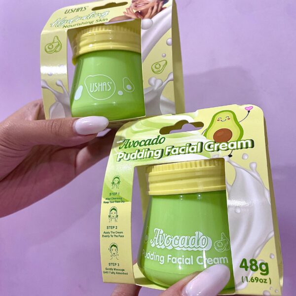 Crema Facial Nutritiva Pudding de Aguacate Ushas