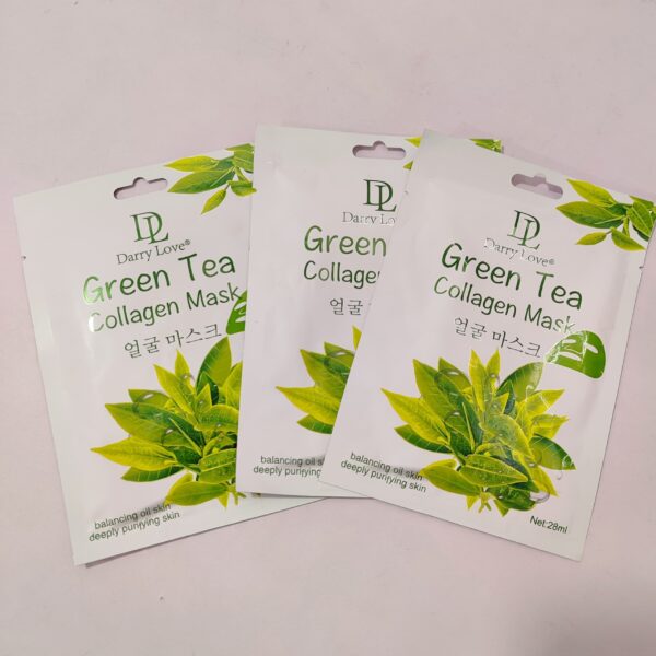 Mascarilla Facial de Té Verde Darry Love - Imagen 2