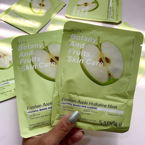 Mascarilla Facial de Manzana Verde Sadoer