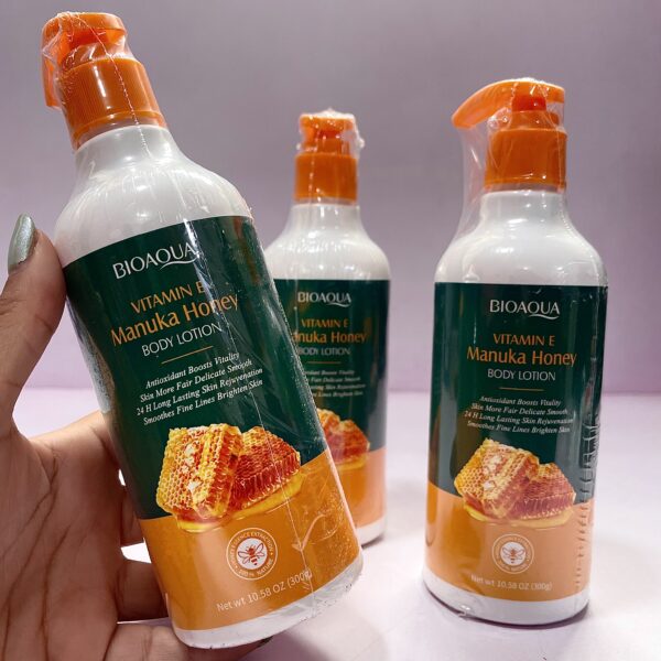 Loción Corporal de Miel de Manuka y Vitamina E Bioaqua