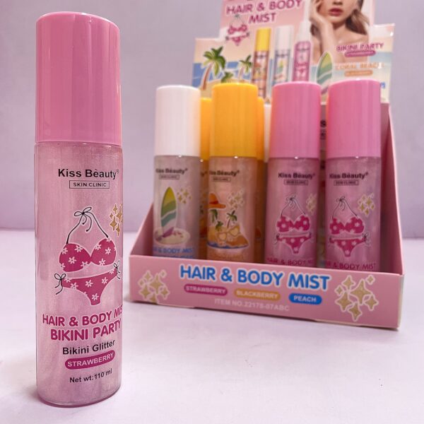 Glitter Corporal y Capilar Kiss Beauty