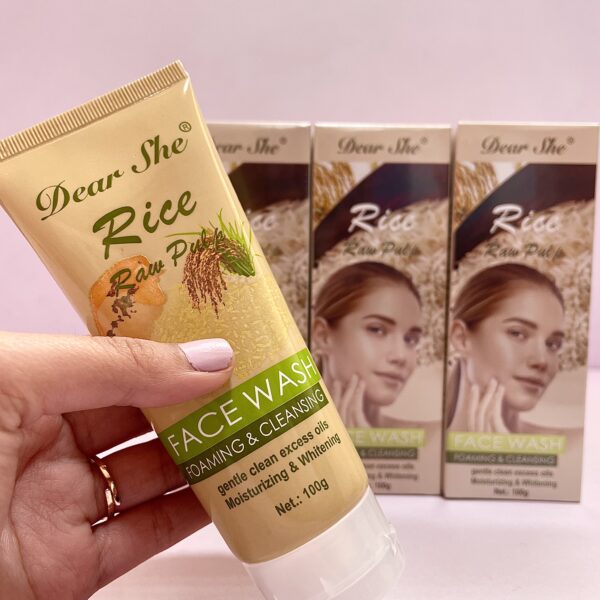 Jabón Facial Limpiador de Arroz Dear She