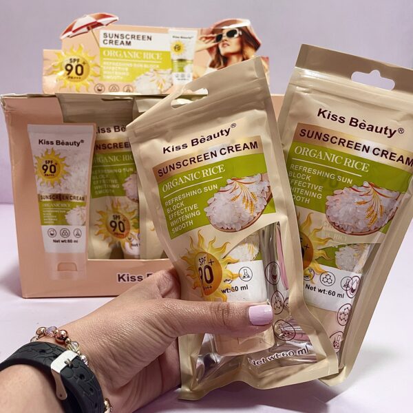 Protector Solar Arroz Blanqueador Kiss Beauty - Imagen 2