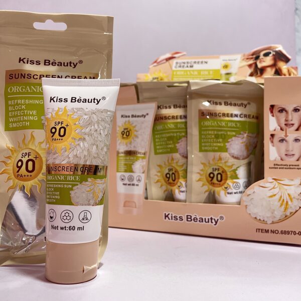 Protector Solar Arroz Blanqueador Kiss Beauty